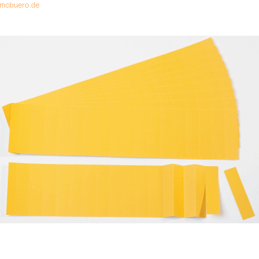 Ultradex Einsteckkarten für 15mm Einsteckschiene 60x12mm gelb VE=220 S Ultradex Einsteckkarten für 15mm Einsteckschiene 60x12mm gelb VE=220 S von Ultradex