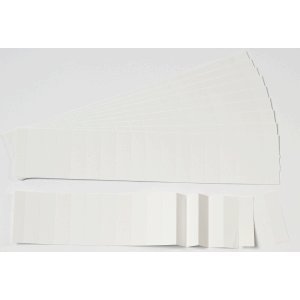 Ultradex Einsteckkarten für 34mm Einsteckschiene 60x32mm weiß VE=90 Stück von Ultradex