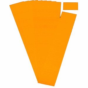 Ultradex Einsteckkarten für Planrecord-Stecktafel BxH 50x32mm VE=90 Stück orange von Ultradex