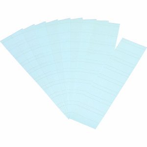 Ultradex Einsteckkarten für Planrecord-Stecktafel BxH 70x32mm VE=90 Stück himmelblau von Ultradex