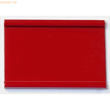 Ultradex Einsteckschiene magnetisch 50x34mm rot VE=9 Stück von Ultradex