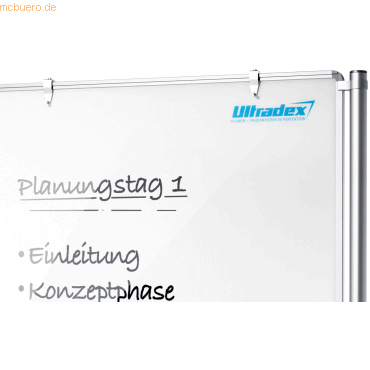 Ultradex Flipchart-Blockhalter für Aluminium-Rahmen von Ultradex