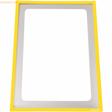 Ultradex Infotasche magnetisch für DIN A3 435x312mm VE=5 Stück gelb von Ultradex