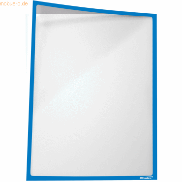 Ultradex Infotasche magnetisch für DIN A4 312x225mm VE=25 Stück blau von Ultradex
