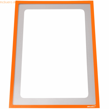 Ultradex Infotasche magnetisch für DIN A4 312x225mm VE=5 Stück orange von Ultradex