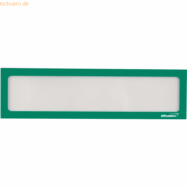 Ultradex Infotasche magnetisch für Überschriften A4quer/A3hoch grün VE von Ultradex