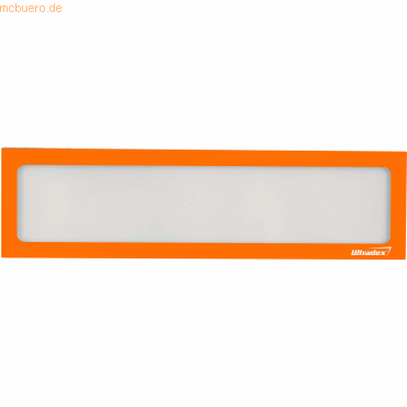 Ultradex Infotasche magnetisch für Überschriften A4quer/A3hoch orange von Ultradex