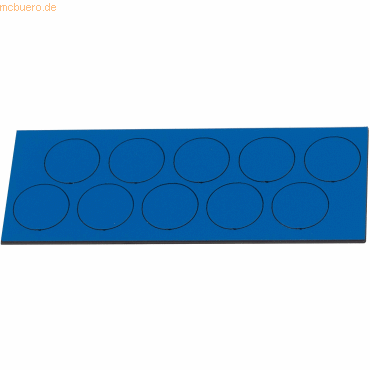 Ultradex Magnetische Symbole Kreis 20mm VE=10 Stück dunkelblau Ultradex Magnetische Symbole Kreis 20mm VE=10 Stück dunkelblau von Ultradex