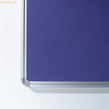 Ultradex Stellwandtafel Pinntafel/Whiteboard B1400xH600xT22mm blau/wei von Ultradex