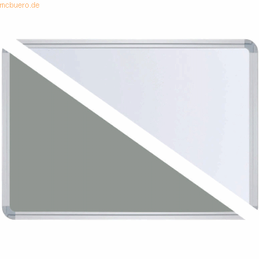 Ultradex Stellwandtafel Pinntafel/Whiteboard B1400xH600xT22mm grau/wei von Ultradex