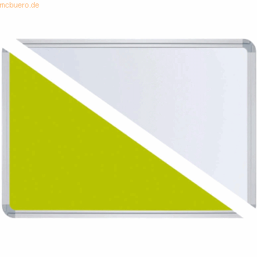 Ultradex Stellwandtafel Pinntafel/Whiteboard B1400xH600xT22mm grün/wei von Ultradex