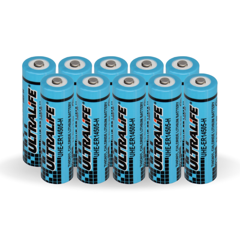 10x Ultralife Lithium 3,6V Batterie LS14500 - AA - UHE-ER14505 LS14500 Li-SOCl2 von Ultralife