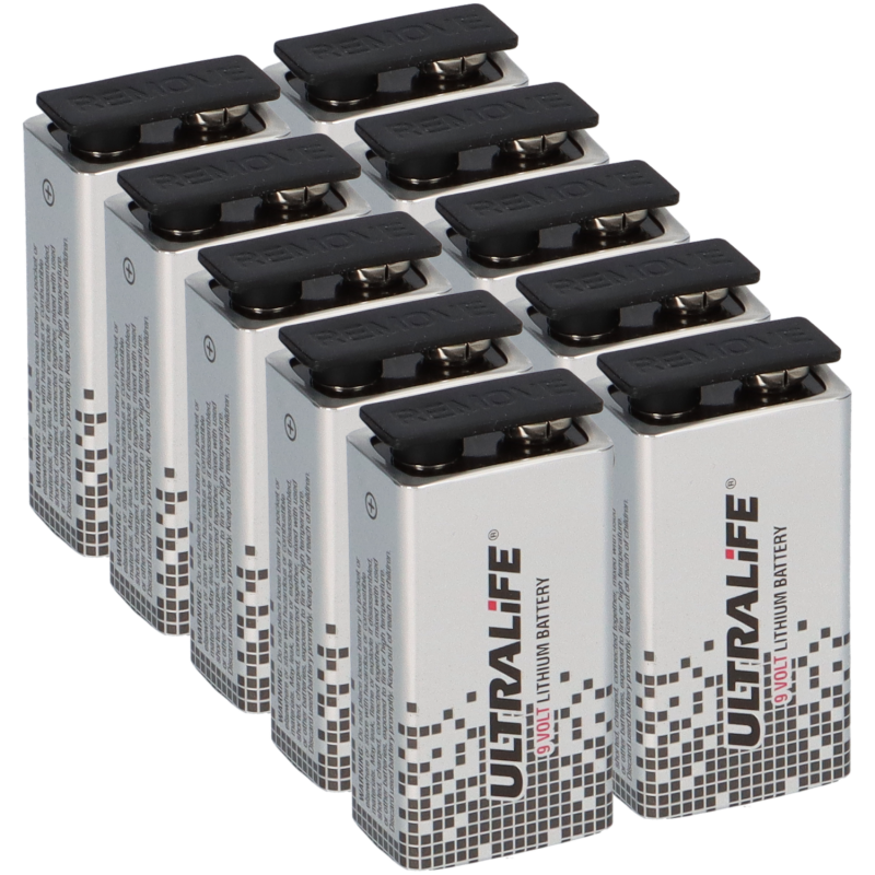 10x Ultralife U9VL-J-P - 9V Block Power Cell Lithium Batterie 9V 1200mAh 10x Ultralife U9VL-J-P - 9V Block Power Cell Lithium Batterie 9V 1200mAh von Ultralife
