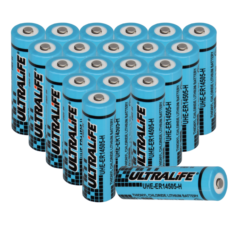 20x Ultralife Lithium 3,6V Batterie LS14500 - AA - UHE-ER14505 LS14500 Li-SOCl2 von Ultralife