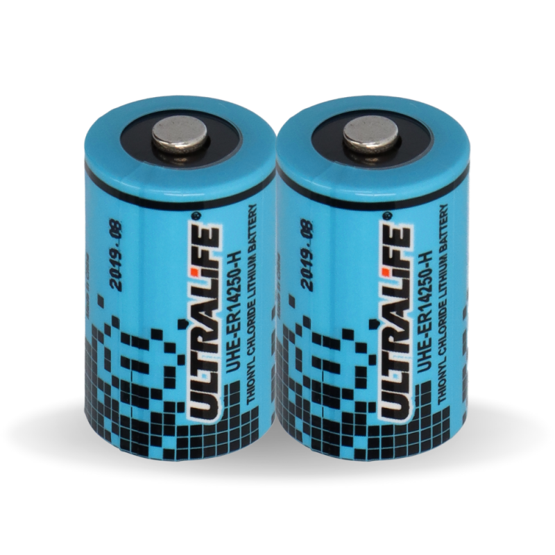 2x Ultralife Lithium 3,6V Batterie LS 14250 - 1/2 AA - UHE-ER14250 Li-SOCl2 von Ultralife