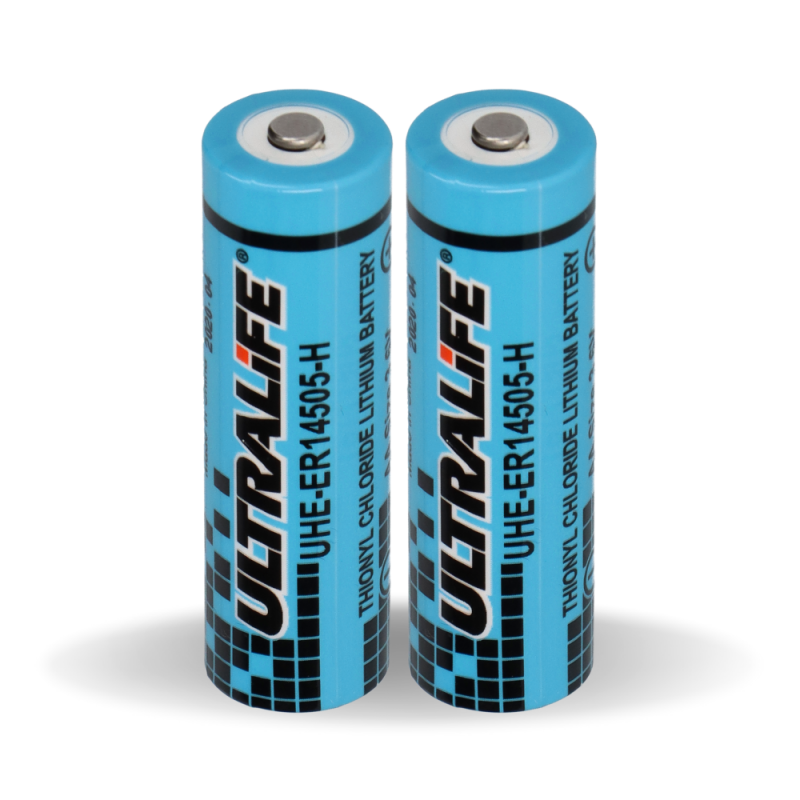 2x Ultralife Lithium 3,6V Batterie LS14500 - AA - UHE-ER14505 LS14500 Li-SOCl2 von Ultralife