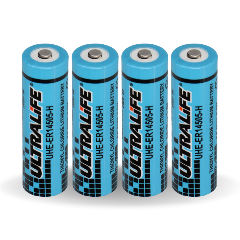 4x Ultralife Lithium 3,6V Batterie LS14500 - AA - UHE-ER14505 LS14500 Li-SOCl2 von Ultralife