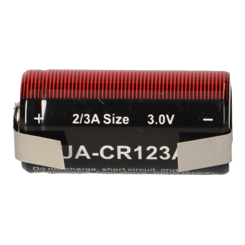 Ultralife Batterie CR123A 3V 2/3A mit U-Lötfahne von Ultralife