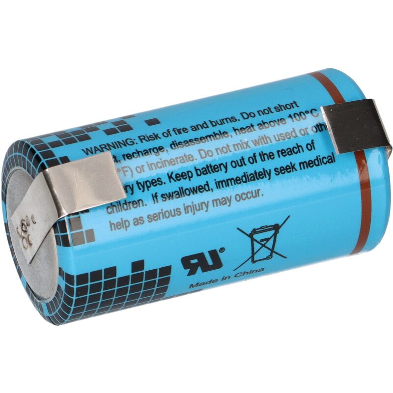 Ultralife Lithium UHR-ER26500-H- U-Lötfahne - LSH 14 - C Rundzelle Hochstrom 3,6V 6500mAh Ultralife Lithium UHR-ER26500-H- U-Lötfahne - LSH 14 - C Rundzelle Hochstrom 3,6V 6500mAh von Ultralife