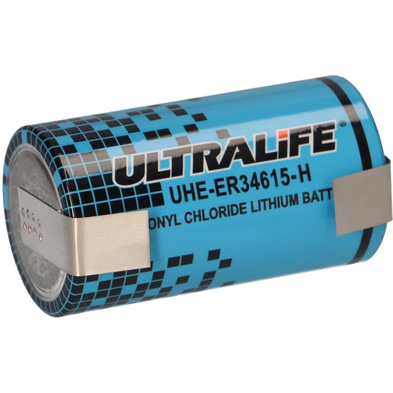 Ultralife Lithium UHR-ER34615-H LSH 20 D Hochstrom 3,6V 14500mAh U Lötfahne von Ultralife