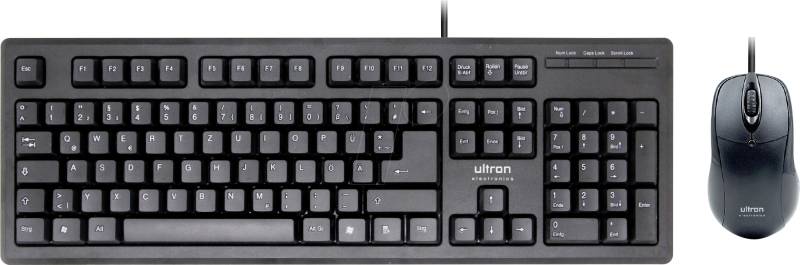 ULTRON 352660 - Tastatur-/Maus-Kombination, USB, Layout: Deutschland von Ultron