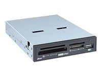 Ultron Reader UCR 75in1 + USB-Anschluss - Kartenleser - 75-in-1 - 3,5 (CF 1, CF II, MS, MS PRO, Microdrive, MMC, SD, SM, MS Duo, xD, MS PRO Duo) - USB 2.0 von Ultron
