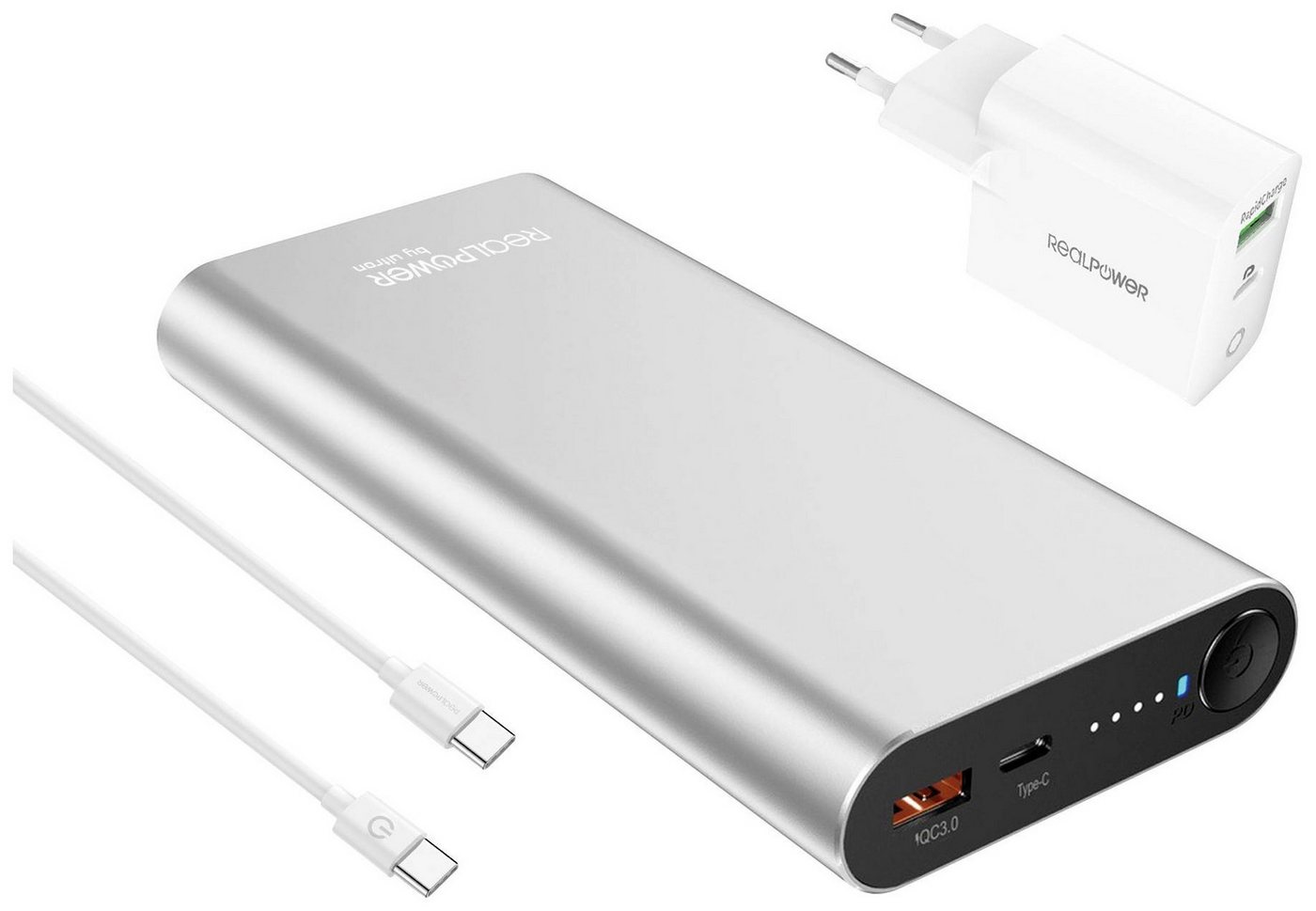 Ultron ULTRON Powerbank RealPower PB-20000 PD Pro + 65 Watt USB C Charge Powerbank Ultron ULTRON Powerbank RealPower PB-20000 PD Pro + 65 Watt USB C Charge Powerbank von Ultron