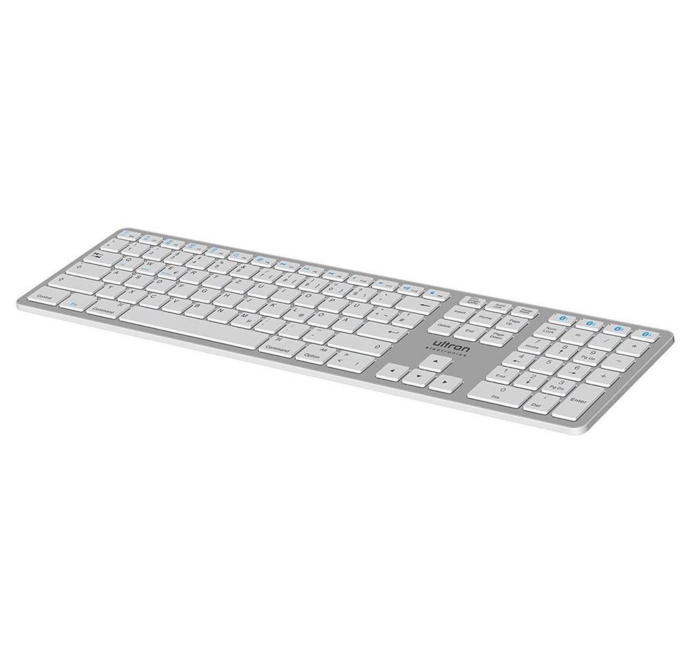Ultron UMK-1 PC-Tastatur (Bluetooth, Tastatur, kabellos, Keyboard, wireless, Aluminium) von Ultron