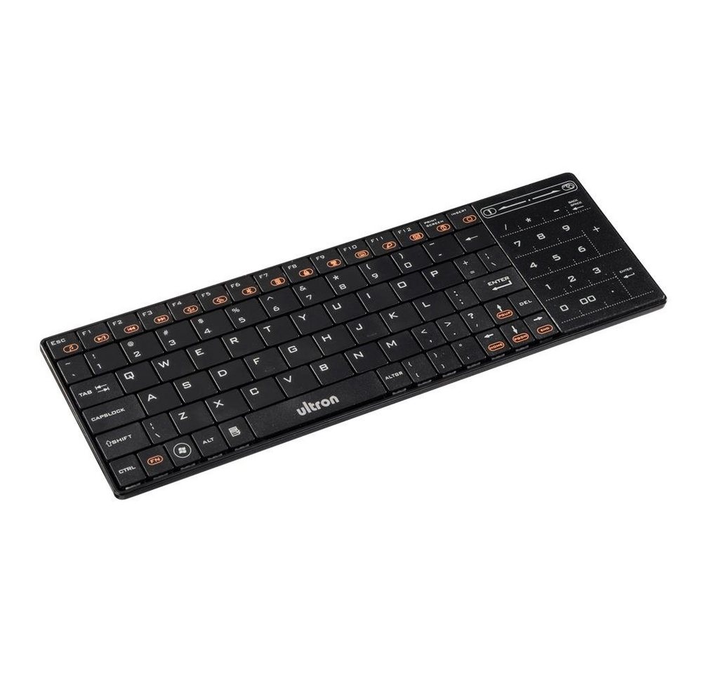 Ultron UMT-BT Fashion black PC-Tastatur (kabellos, Touchpad, Bluetooth, Schwarz) von Ultron