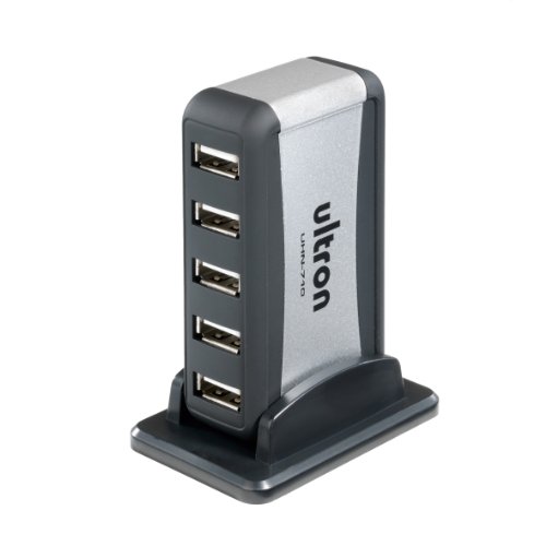 Ultron USB-HUB 2.0 7-Port UHN-710 mit Netzteil schwarz von Ultron