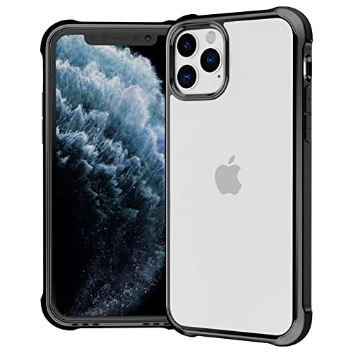 Uluck Hülle für iPhone 11 Pro [Anti-Gelb] Ultra Slim Zusammengesetztes Material Handyhülle schockdicht Anti-Kratzer für iPhone 11 Pro Phone (5,8 Zoll) Schwarz von Uluck