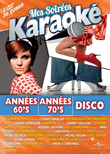 Coffret 3 DVD Karaoke : Années 60's, 70's, Disco von Umsm