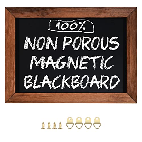 Umtiti Blackboard Magnetische Tafel, 10" x 14"（26cm x 36cm）, Kiefernholz gerahmt rustikale Vintage Dekor. Kreidetafel für Hochzeit, Küche, Bar, Restaurant, Menü für Zuhause(HB-BN-2636) DE von Umtiti