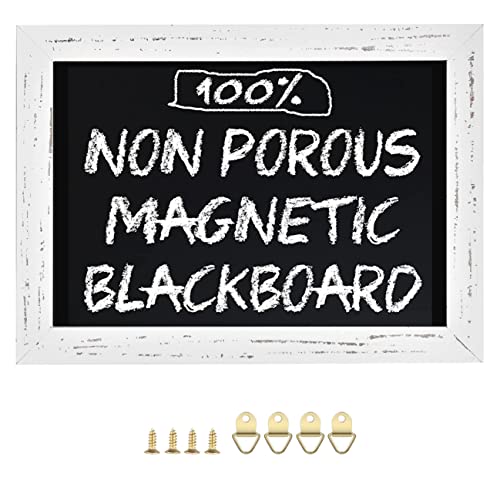 Umtiti Blackboard Magnetische Tafel, 10" x 14"（26cm x 36cm）, Kiefernholz gerahmt rustikale Vintage Dekor. Kreidetafel für Hochzeit, Küche, Bar, Restaurant, Menü für Zuhause(HB-WH-2636) DE von Umtiti