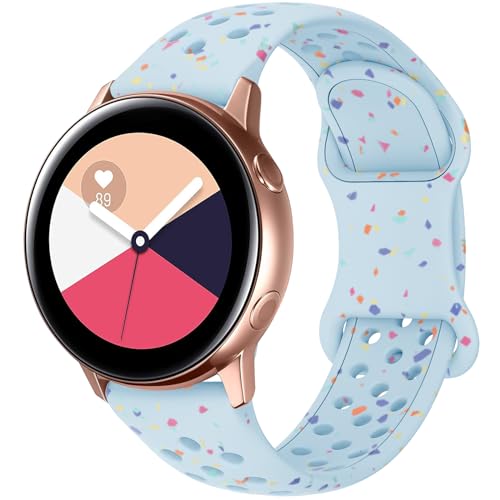 Unbeinst Kompatibel Mit Samsung Galaxy Watch 4/5/6 Armband 40mm/44mm, Classic 42mm/46mm, 5 Pro Silikon Armbänder Uhrenarmband Sportarmband für Damen Unbeinst Kompatibel Mit Samsung Galaxy Watch 4/5/6 Armband 40mm/44mm, Classic 42mm/46mm, 5 Pro Silikon Armbänder Uhrenarmband Sportarmband für Damen von Unbeinst