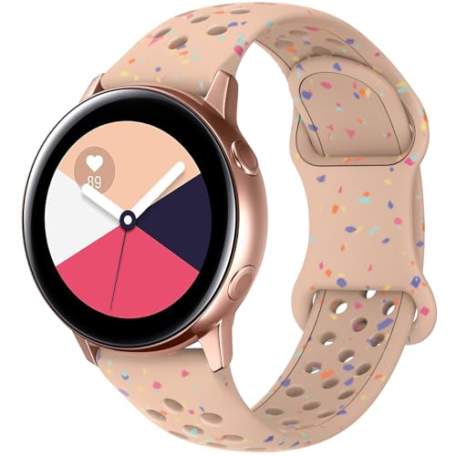 Unbeinst Kompatibel mit Samsung Galaxy Watch 4 Armband 40mm/44mm,4 Classic Armband 42mm/46mm, Galaxy 5/5 Pro Silikon Armbänder Uhrenarmband Sportarmband für Watch 4/5/6,Damen Unbeinst Kompatibel mit Samsung Galaxy Watch 4 Armband 40mm/44mm,4 Classic Armband 42mm/46mm, Galaxy 5/5 Pro Silikon Armbänder Uhrenarmband Sportarmband für Watch 4/5/6,Damen von Unbeinst