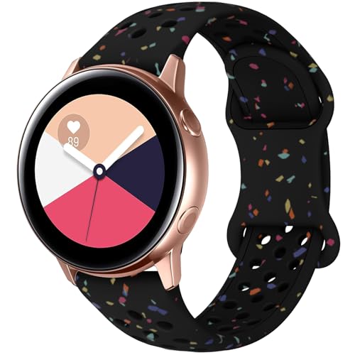 Unbeinst Kompatibel Mit Samsung Galaxy Watch 4/5/6 Armband 40mm/44mm, Classic 42mm/46mm, 5 Pro Silikon Armbänder Uhrenarmband Sportarmband für Damen Unbeinst Kompatibel Mit Samsung Galaxy Watch 4/5/6 Armband 40mm/44mm, Classic 42mm/46mm, 5 Pro Silikon Armbänder Uhrenarmband Sportarmband für Damen von Unbeinst