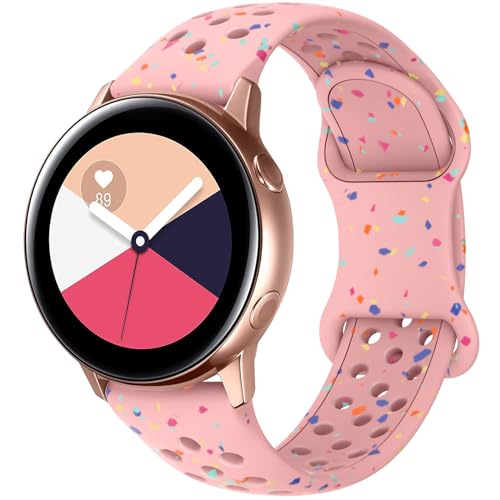 Unbeinst Kompatibel Mit Samsung Galaxy Watch 4/5/6 Armband, 40mm/44mm Classic 42mm/46mm, 5 Pro Silikon Armbänder Uhrenarmband Sportarmband für Damen Unbeinst Kompatibel Mit Samsung Galaxy Watch 4/5/6 Armband, 40mm/44mm Classic 42mm/46mm, 5 Pro Silikon Armbänder Uhrenarmband Sportarmband für Damen von Unbeinst