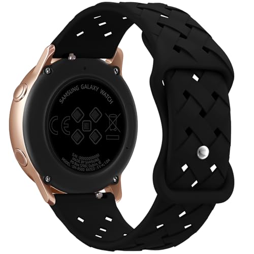 Unbeinst Silikon Ersatzband Kompatibel mit Samsung Galaxy Watch 6/5/4 Armband 40mm 44mm,Galaxy Watch 5 Pro,Galaxy Active 2,Galaxy Watch 3,Weiche Silikon Sportband Atmungsaktive Armbänder - 20MM Unbeinst Silikon Ersatzband Kompatibel mit Samsung Galaxy Watch 6/5/4 Armband 40mm 44mm,Galaxy Watch 5 Pro,Galaxy Active 2,Galaxy Watch 3,Weiche Silikon Sportband Atmungsaktive Armbänder - 20MM von Unbeinst