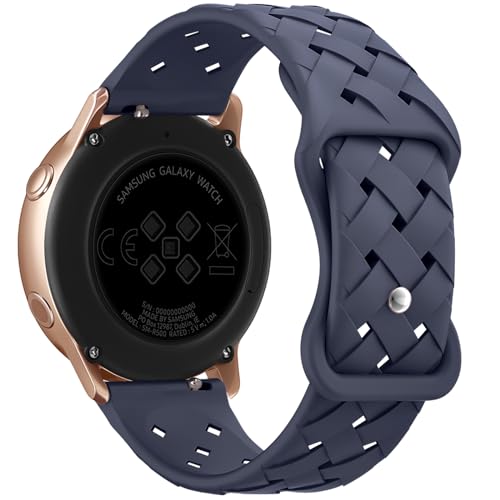 Unbeinst Silikon Ersatzband Kompatibel mit Samsung Galaxy Watch 6/5/4 Armband 40mm 44mm,Galaxy Watch 5 Pro,Galaxy Active 2,Galaxy Watch 3,Weiche Silikon Sportband Atmungsaktive Armbänder - 20MM Unbeinst Silikon Ersatzband Kompatibel mit Samsung Galaxy Watch 6/5/4 Armband 40mm 44mm,Galaxy Watch 5 Pro,Galaxy Active 2,Galaxy Watch 3,Weiche Silikon Sportband Atmungsaktive Armbänder - 20MM von Unbeinst