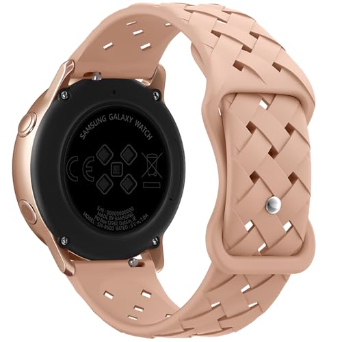 Unbeinst Silikon Ersatzband Kompatibel mit Samsung Galaxy Watch 6/5/4 Armband 40mm 44mm,Galaxy Watch 5 Pro,Galaxy Active 2,Galaxy Watch 3,Weiche Silikon Sportband Atmungsaktive Armbänder - 20MM Unbeinst Silikon Ersatzband Kompatibel mit Samsung Galaxy Watch 6/5/4 Armband 40mm 44mm,Galaxy Watch 5 Pro,Galaxy Active 2,Galaxy Watch 3,Weiche Silikon Sportband Atmungsaktive Armbänder - 20MM von Unbeinst