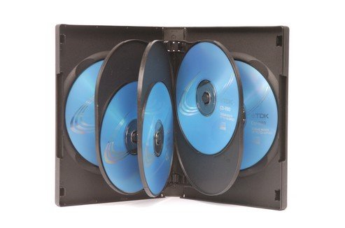 10 x DVD Schutzhüllen 8-Fach Schwarz von Unbekannt