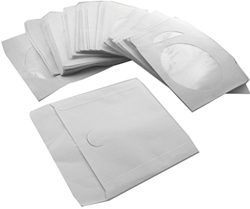 1000 Papierhüllen Papier Hüllen mit Fenster für CD DVD von Unbekannt