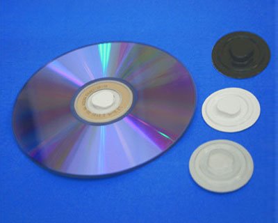 300 Stk. CD Klemmsterne / Clips für 1 CD/DVD, schwarz von Unbekannt