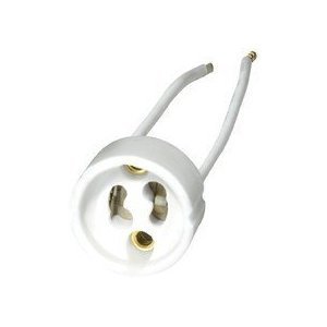 50 Stück Lampenfassung GU10 Keramische Fassung für Halogenlampen, 230 V, max. 75 W, 10 cm Anschlusskabel mit Adernendhülsen 50 Stück Lampenfassung GU10 Keramische Fassung für Halogenlampen, 230 V, max. 75 W, 10 cm Anschlusskabel mit Adernendhülsen von Unbekannt