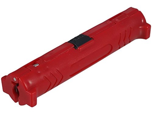 Abisolierer für Koaxialkabel (rot) - für einfaches und schnelles Abisolieren aller gängigen Koaxial-Kabel von Unbekannt