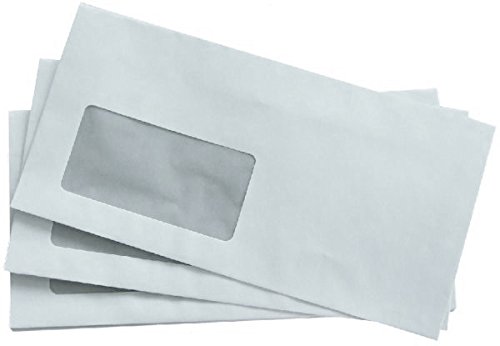 Büroring Briefumschlag DL mit Fenster HK weiß 80g 227460 von Unbekannt