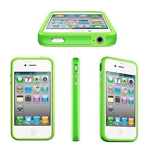 Bumper Schutzhülle für Apple iPhone 4 4S grün TPU Metallbutton Bumper Schutzhülle für Apple iPhone 4 4S grün TPU Metallbutton von Unbekannt