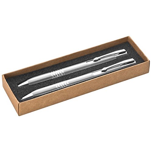 CrisMa Metall Kugelschreiber Kuli Druckbleistift Schreibset grau 2tlg CrisMa Metall Kugelschreiber Kuli Druckbleistift Schreibset grau 2tlg von Unbekannt