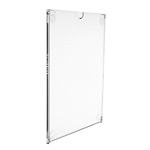 DIN A4 Hoch Infotasche/Plakattasche/Blatthalter/Plakathalter/Plakattasche aus glasklarem, bruchfestem Polycarbonat, selbstklebend von unbekannt